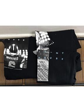 Baker Mayfield “This is My House” Progressive Ad T-Shirt Lot of 3 Men’s Large